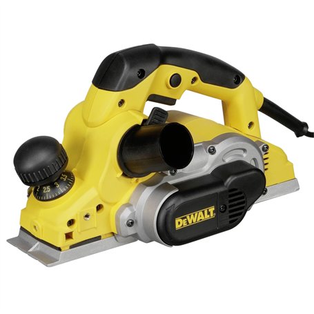 DEWALT - Rabot 4 mm - D26500-QS - Raboteuse Puissante avec Poignées en Caoutchouc et Éjecteur de Copeaux Droite / Gauche - Ponça