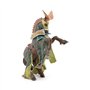 Papo -39923 -Cheval du Maître des armes cimier dragon -Le Médiéval - Fantastique - Figurine à collectionner -Figurine peinte à l