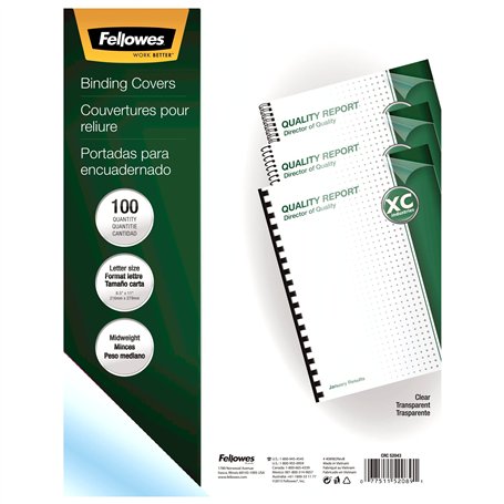 Fellowes 52089 Relieuse Transparent