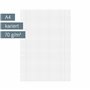 Brunnen 1066928 Lot de 50 feuillets mobiles A4 petits carreaux avec marges Réglure 28 70 g/m²