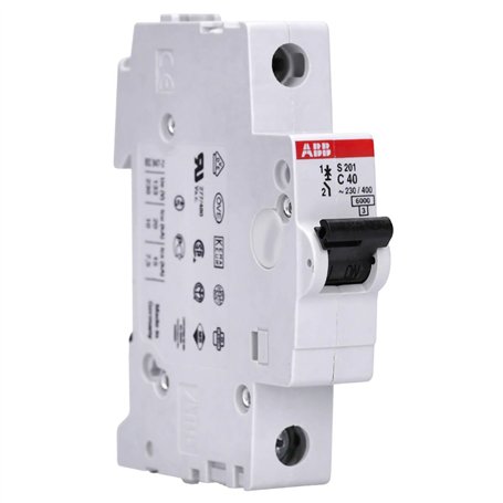 ABB S201-C40 Disjoncteur automatique - S200-1P - 40 A - C(AC) 6 kA 2CDS251001R0404