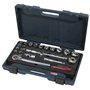 KS Tools 918.0625 Coffret de douilles et cliquet télescopique - 1/2" - CHROMEplus - 21 pcs