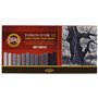 Koh-I-Noor TOISON D'OR 8592 Crayons Pastels Doux pour l'Artiste - Gris (Lot de 12)