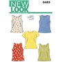 New Look NL6483 Patron de Couture Débardeur + T-Shirt 22 x 15 cm