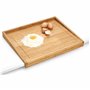 Zeller 2057793 Planche à Découper avec Rebord en Bambou Marron 50 x 40 x 4,5 cm