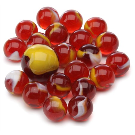 Kim'Play - 500826 - Jeu de Plein air - 20 Billes + 1 calot - Poisson Clown