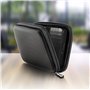 Duronic HDC2 BK Etui pour Disque Dur, GPS, Batterie Portable, Liseuse | 11 x 15 cm | Housse de Protection semi rigide pour Disqu