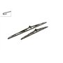 Bosch Balais d'Essuie–Glace Plats Conventionnel Twin 651, Longueur: 650mm/450mm – 1 Paire de Balais avant