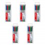 STABILO OHPen - Marqueur - Lot x 5 pochettes x 4 stylos marqueurs encre non-permanente - pointe médium 1 mm