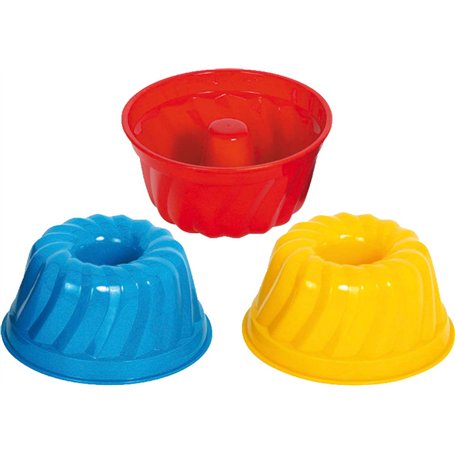 Gowi - 558-61 - Jeu D'eau Et De Plage - Moules Gâteaux - Filet De 6 Pièces