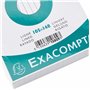 Exacompta - Réf. 10809SE - Paquet de 100 fiches bristol lignées non perforées - sous film - compatibles avec imprimante jet d'en