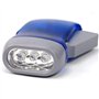 DIGIFLEX Torche de presse manuelle - Articles de jardinage- Lampe de poche Dynamo à 3 Led pour le Camping, le hicking, l’automne