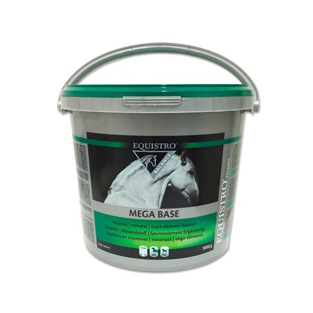 EQUISTRO® Mega Base | Complément Alimentaire pour Chevaux | Aliment minéral de qualité supérieure pour Soutenir Les Besoins nutr
