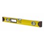 STANLEY 1-43-524 Niveau 60 cm - Gamme FATMAX - Structure en Aluminium Renforcé- 3 Fioles Haute Visibilité - 2 Semelles Usinées -