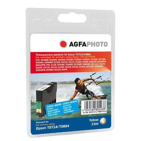 AgfaPhoto APET071T089YXLD Cartouche d'encre Jaune