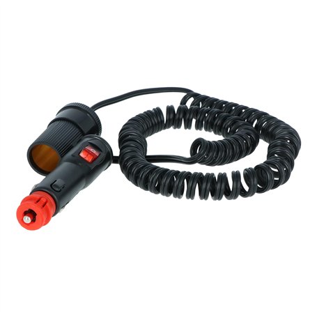 Carpoint Rallonge 12 Volt 250cm 5A Interrupteur Marche/arrêt