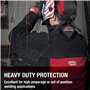 Lincoln Electric K2989 Veste de soudeur en cuir très résistant Taille XL