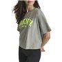 T-shirt cropped DKNY à logo Varsity pour femmes - Couleur Lily Pad 32,32 €