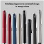 Lamy studio imperialblue - Stylo-plume en métal élégant - plume en acier en largeur du trait EF - avec cartouche d'encre bleue T
