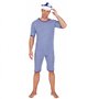 Orlob Costume Maillot de Bain pour Homme Bleu