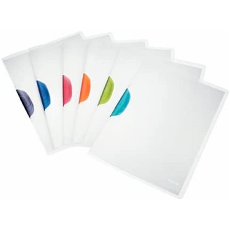 Leitz 41740199 ColorClip Magic Lot de 6 Chemises Couleurs Assorties