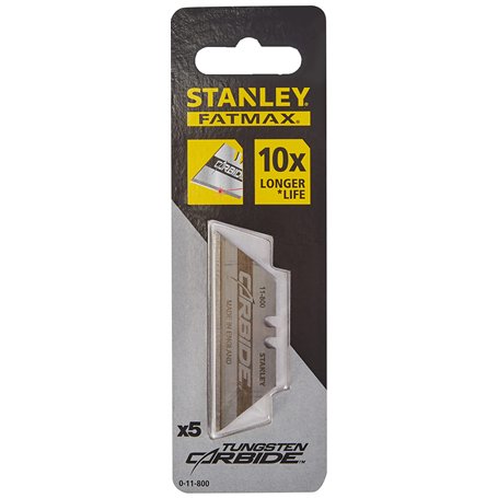 STANLEY 011800 Carbide Lot de 5 lames de couteau