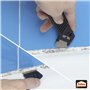 Pattex Requin à joints, grattoir à joints pratique pour enlever les vieux joints de silicone dans les sanitaires, couteau à join