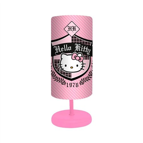 Lampe de chevet Hello Kitty Sanrio Rose 32 cm Contemporain Plastique Rose Faible Montage sur table Chambre d'enfant