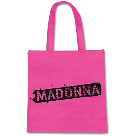Borsa Shopping Madonna Logo (Eco Tote Bag Rosa) [Import]