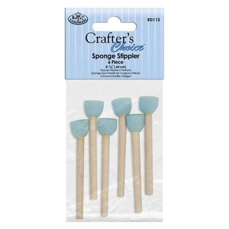 Crafters Choix Lot de 6 éponge Artisanat outils éponge Stippler Lot