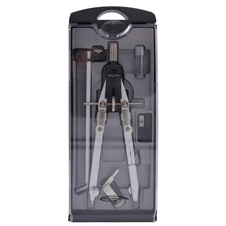 Graphoplex - Compas Professionnel de Précision Grand balustre à Ouverture Rapide - En Métal - Diamètre Maximal : 600 mm - Largeu