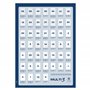 MULTI 3 4715 Lot de 100 feuilles d'étiquettes adhésives pour impression, jet laser et photocopieuses 210 x 148 mm