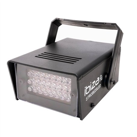 Ibiza STROBE20LED Stroboscope Noir