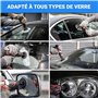 Glass Polish Kit de Polissage de Pare-Brise - Réparation de Verre Automobile Bricolage de 50 mm - Élimine Les Dommages des Essui