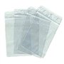 Sachets pour bijoux ou pochette plastique zip - Format 40 x 60 mm / Lot de 1000