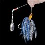 Lot de 6 PCS Leurre de pêche spinnerbaits Cuillère en métal pour appât Pike Basse Swimbait