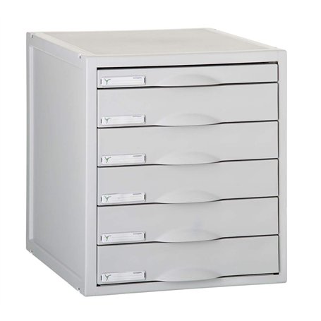 CEP Caisson 6 Tiroirs 8206 Gris Clair