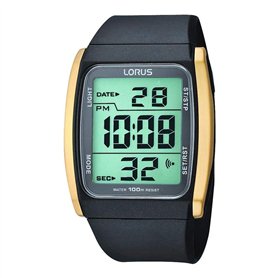 Lorus R2302HX-9 R2302HX9 Montre Unisexe Bracelet en Caoutchouc Noir, Noir, de Conception Lorus R2302HX-9 R2302HX9 Montre Unisexe Bracelet en Caoutchouc Noir