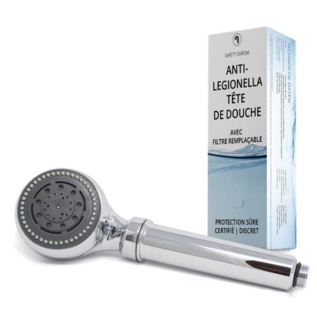 pommeau de douche anti légionellose | Filtre fiable les légionelles dangereuses | Installation facile | Discret