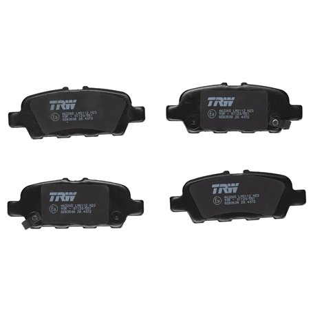 TRW GDB3508 Kit De Plaquettes De Frein Frein à Disque COTEC pour Nissan Juke (F15) 2010-2019 Essieu Arrière et autres véhicules