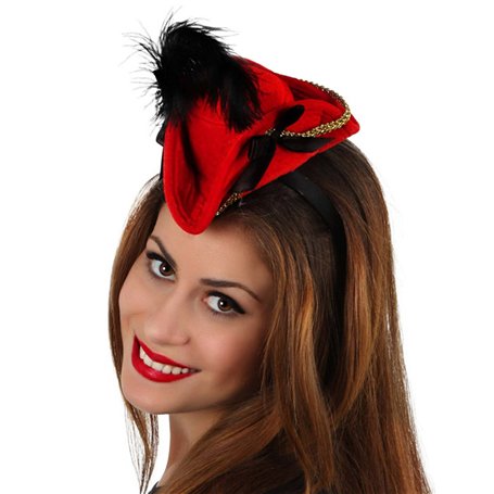 ATOSA serre-tête pirate rouge