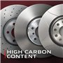 Brembo 09.A200.11 - Disque de Frein Arrière avec revêtement anti-corrosion UV - Jeu de 2 disques