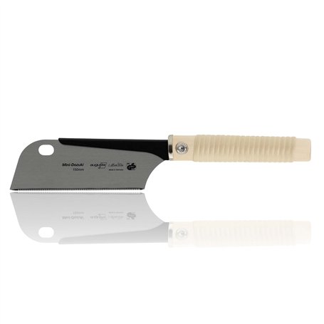 Augusta-Heckenrose scie japonaise Mini Dozuki 150 mm I Scie traditionnelle acier C75 découpes fines et grossières I Scie à main
