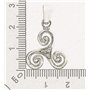 Triskèle Celtique, Pendentif en argent 925