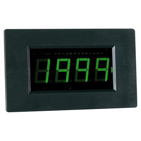Peak Tech affichage LED Vert – Digital Voltmètre/Ampèremètre comme instrument à encastrer – 1999 chiffres Digits