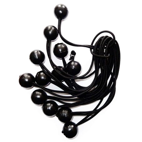 Lot de 12 boules d'expansion avec boucle - 21 cm - En plastique