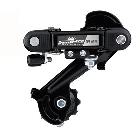 Sunrace - Derailleur Arriere Vtt Indexe 6/7/8 Vitesses Fixation Directe Sur Cadre - Gris
