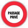 Panneau Passage privé - Rigide Ø300mm - 4061320