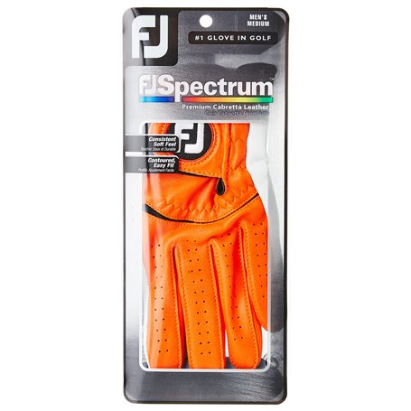 Footjoy FJ Spectrum - Gants de Golf pour la Main Gauche (Composite) Couleur: Orange Taille: ML