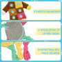 LECHONG 5 Jouets pour Chien en Peluche, Jouets à Couiner Câlins Crissant pour Chiens de Toutes Tailles et Chiots, Lot de Jouet S